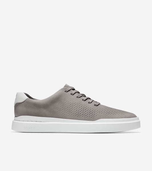 Men's GrandPrø Rally Laser Cut Sneakers in Grey | Cole Haan