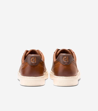 Men's Grand Kittery Court Sneakers in Brown | Cole Haan