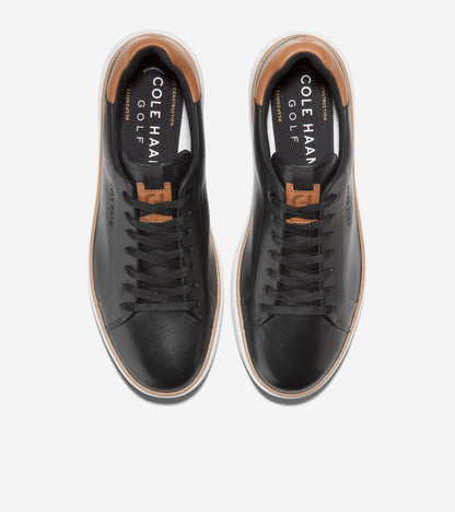 Men's GrandPrø Topspin Golf Shoes in Black | Cole Haan