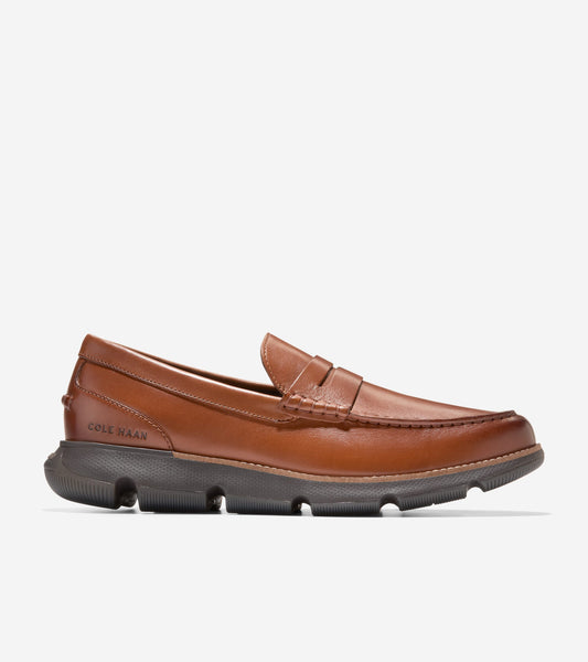 Men's 4.ZERØGRAND Penny Loafers in Brown | Cole Haan