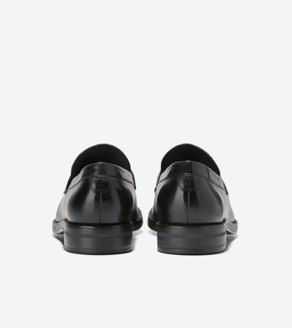 Men's Ledley Grand Penny Loafers in Black | Cole Haan