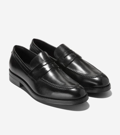 Men's Ledley Grand Penny Loafers in Black | Cole Haan