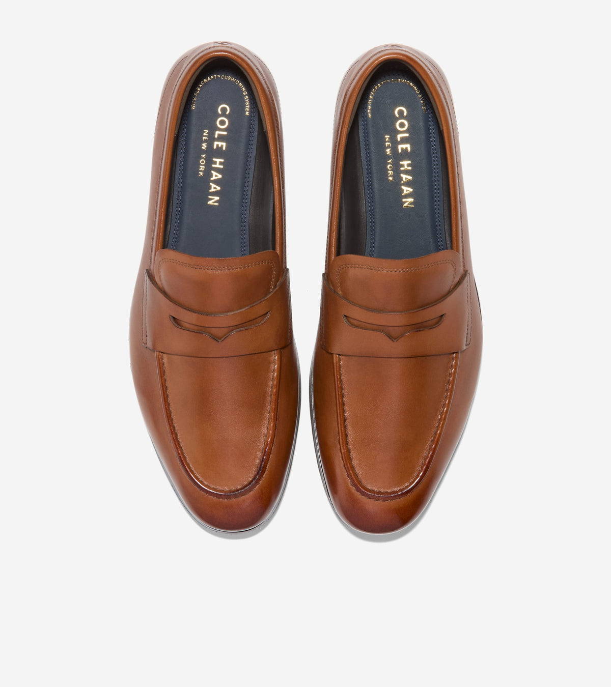 Men's Wyeth Grand Penny Loafers in Brown | Cole Haan