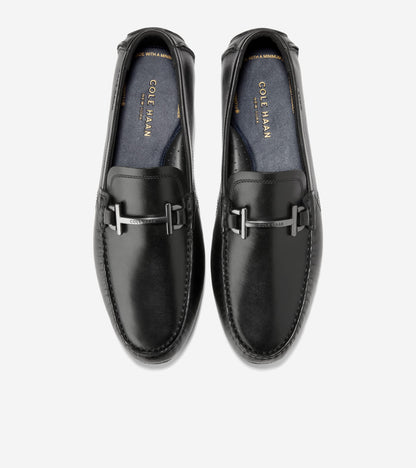 Men's Donohue Grand Bit Driving Loafers in Black | Cole Haan
