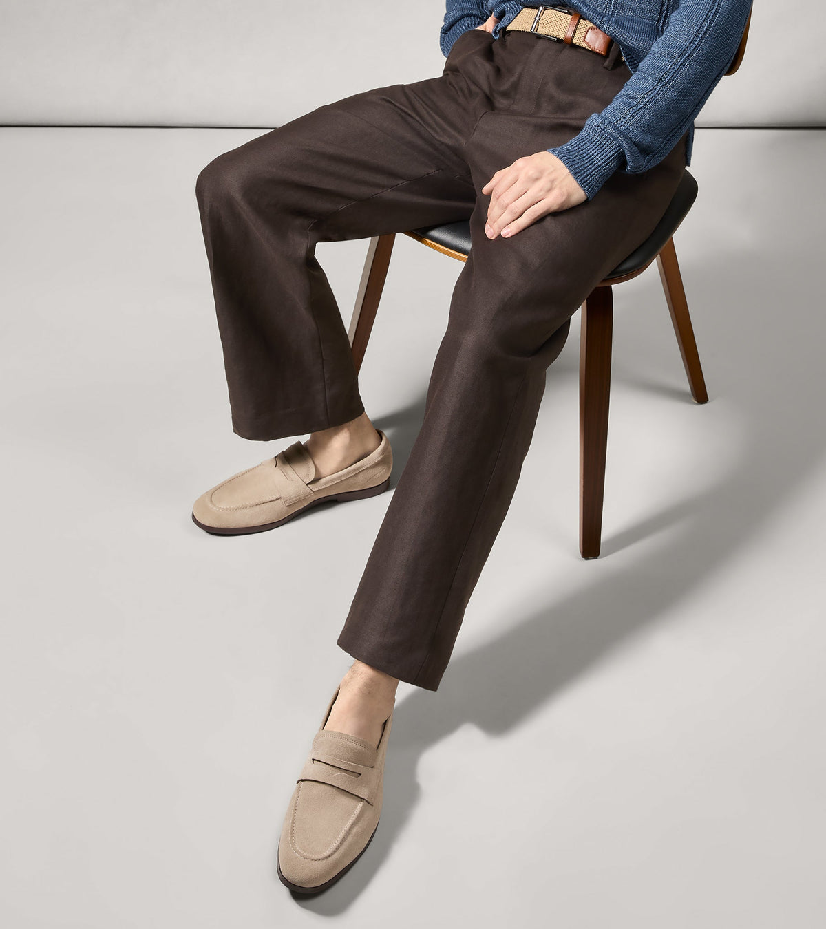 Men's Wyeth Grand Penny Loafers in Beige | Cole Haan