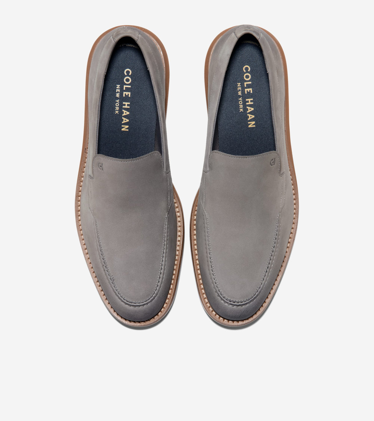 Men's Grand Neoclassic Venetian Loafers in Grey | Cole Haan