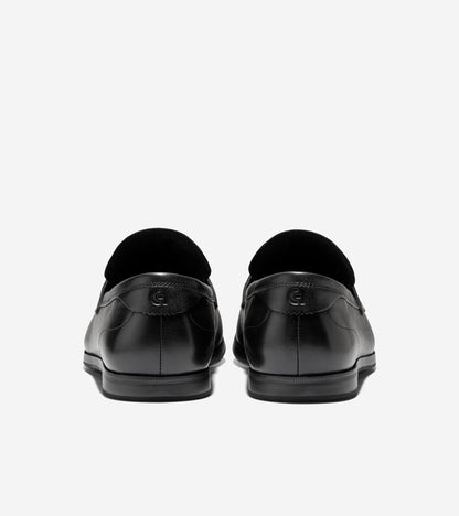 Men's Wyeth Grand Penny Loafers in Black | Cole Haan