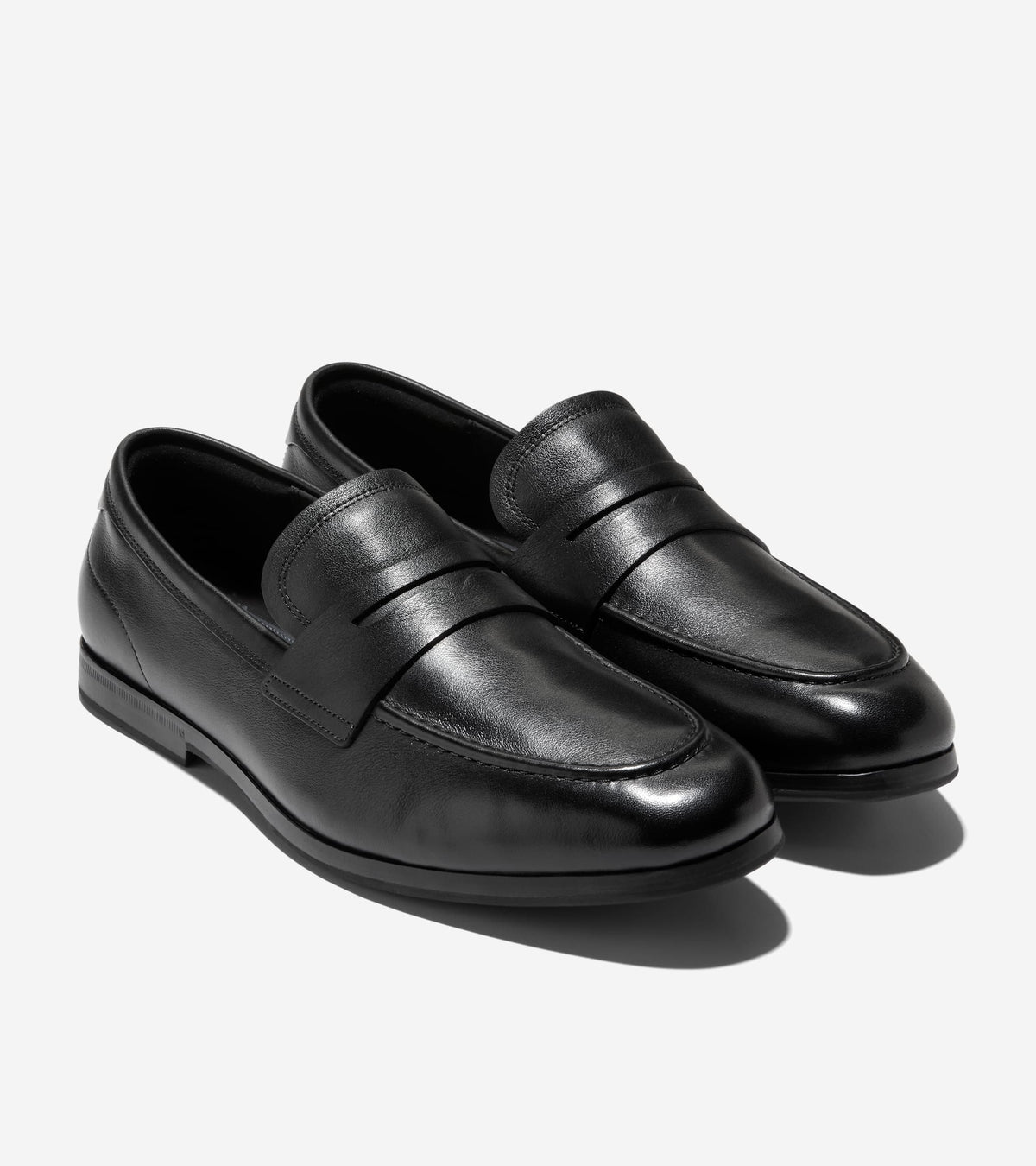 Men's Wyeth Grand Penny Loafers in Black | Cole Haan