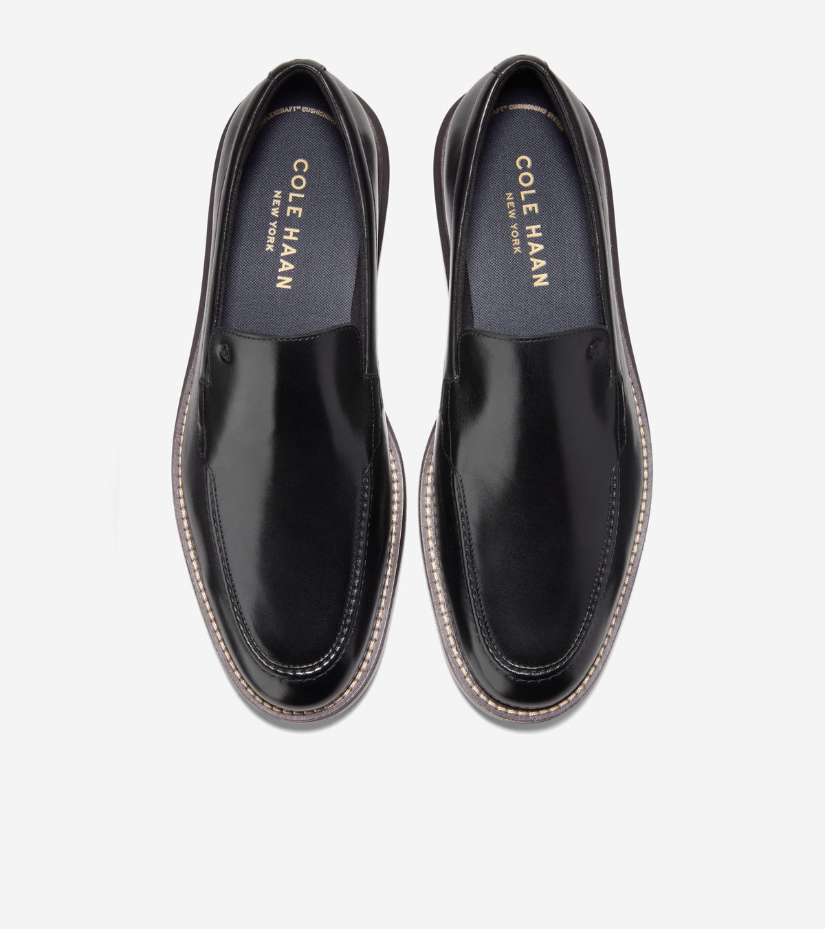 Men's Grand Neoclassic Venetian Loafers in Black | Cole Haan