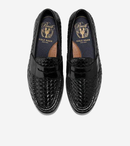 Men's Pinch Penny Woven Flexcraft Loafers in Black | Cole Haan