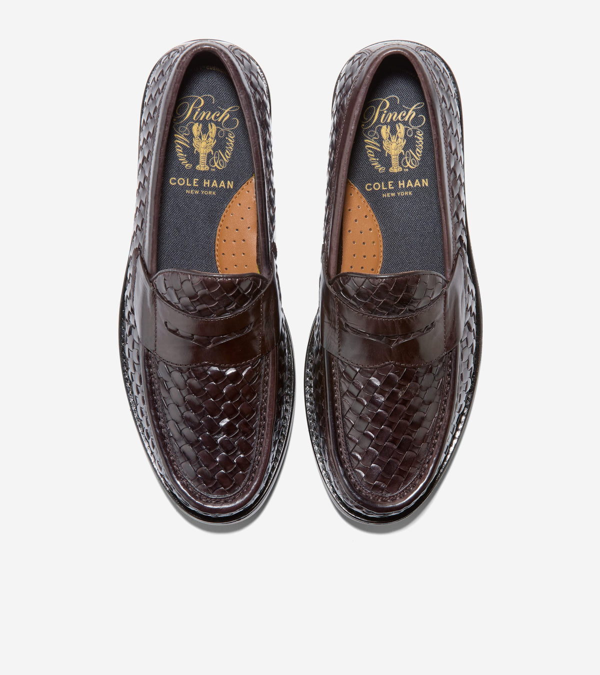 Men's Pinch Penny Woven Flexcraft Loafers in Brown | Cole Haan