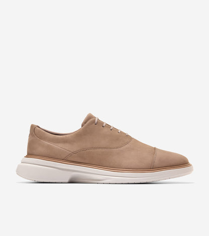 Men's ØriginalGrand CitySpectre Cap Toe Oxfords in Beige | Cole Haan