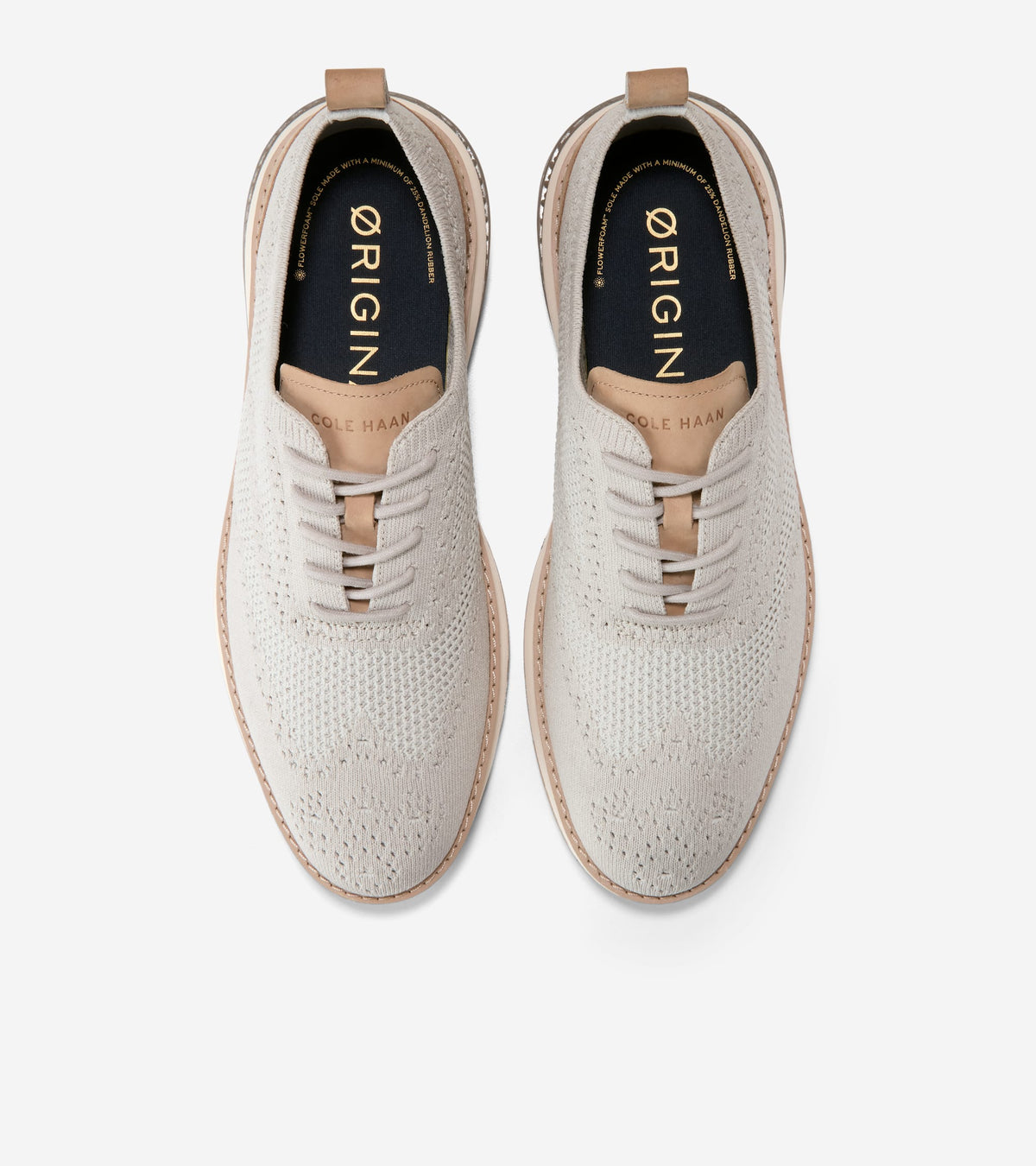 Men's ØriginalGrand Energyweave Stitchlite™ Wingtip Oxfords in Grey | Cole Haan