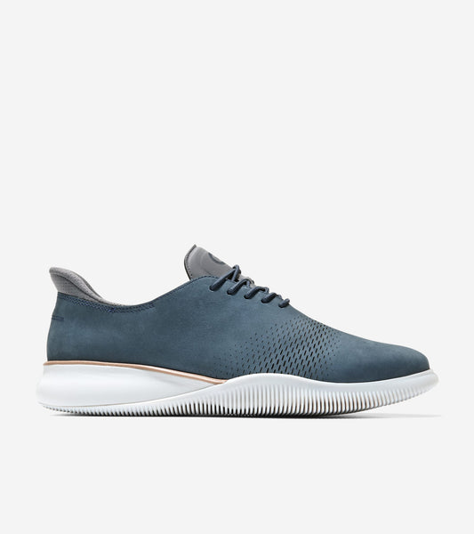 Men's 6.ZERØGRAND Laser Quick-On Oxfords in Blue | Cole Haan