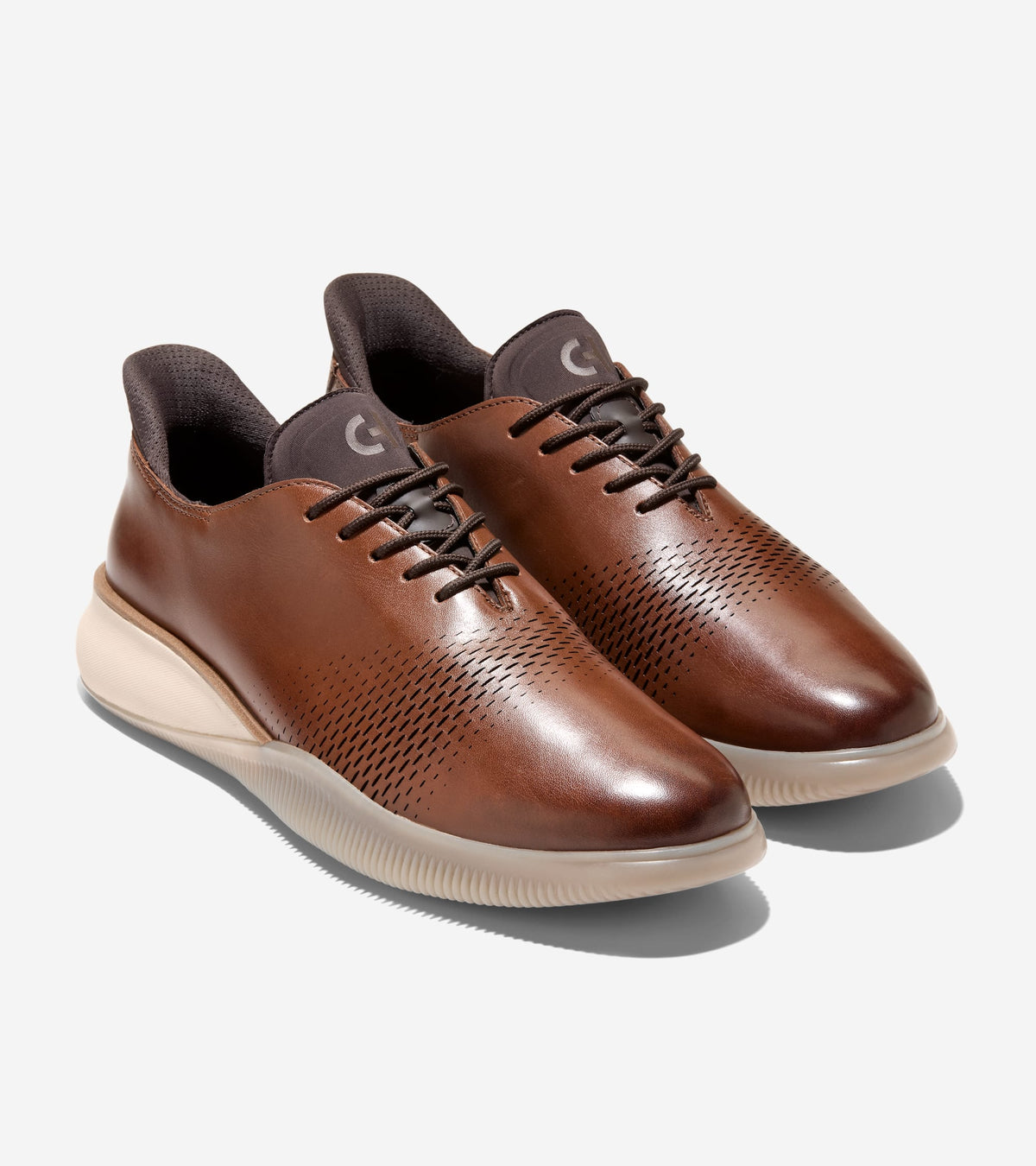 Men's 6.ZERØGRAND Laser Quick-On Oxfords in Brown | Cole Haan