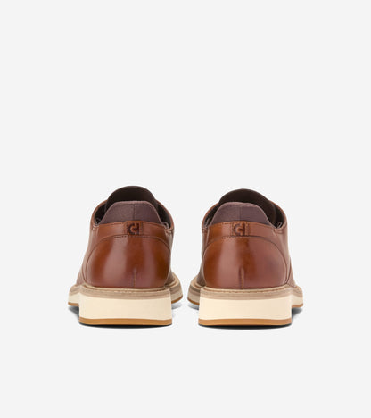 Men's Mansfield Grand Plain Toe Quick-On Oxfords in Brown | Cole Haan