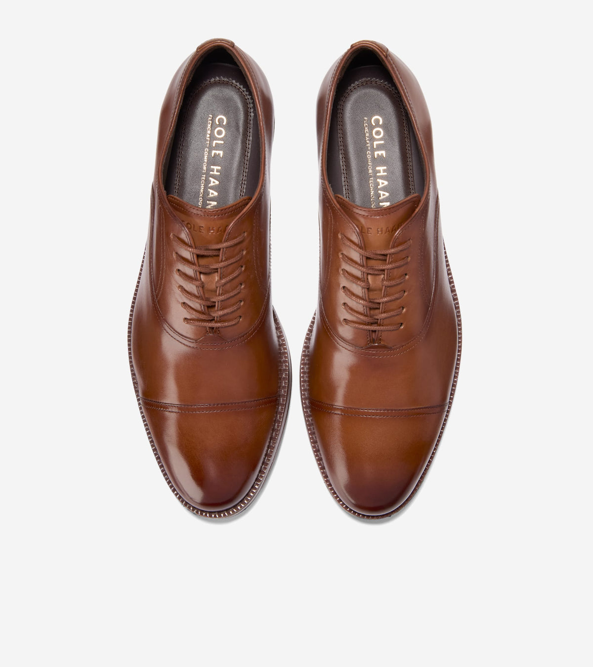 Men's Ledley Grand Cap Toe Oxfords in Brown | Cole Haan