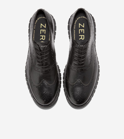 Men's ZERØGRAND Remastered Wingtip Oxfords in Black | Cole Haan