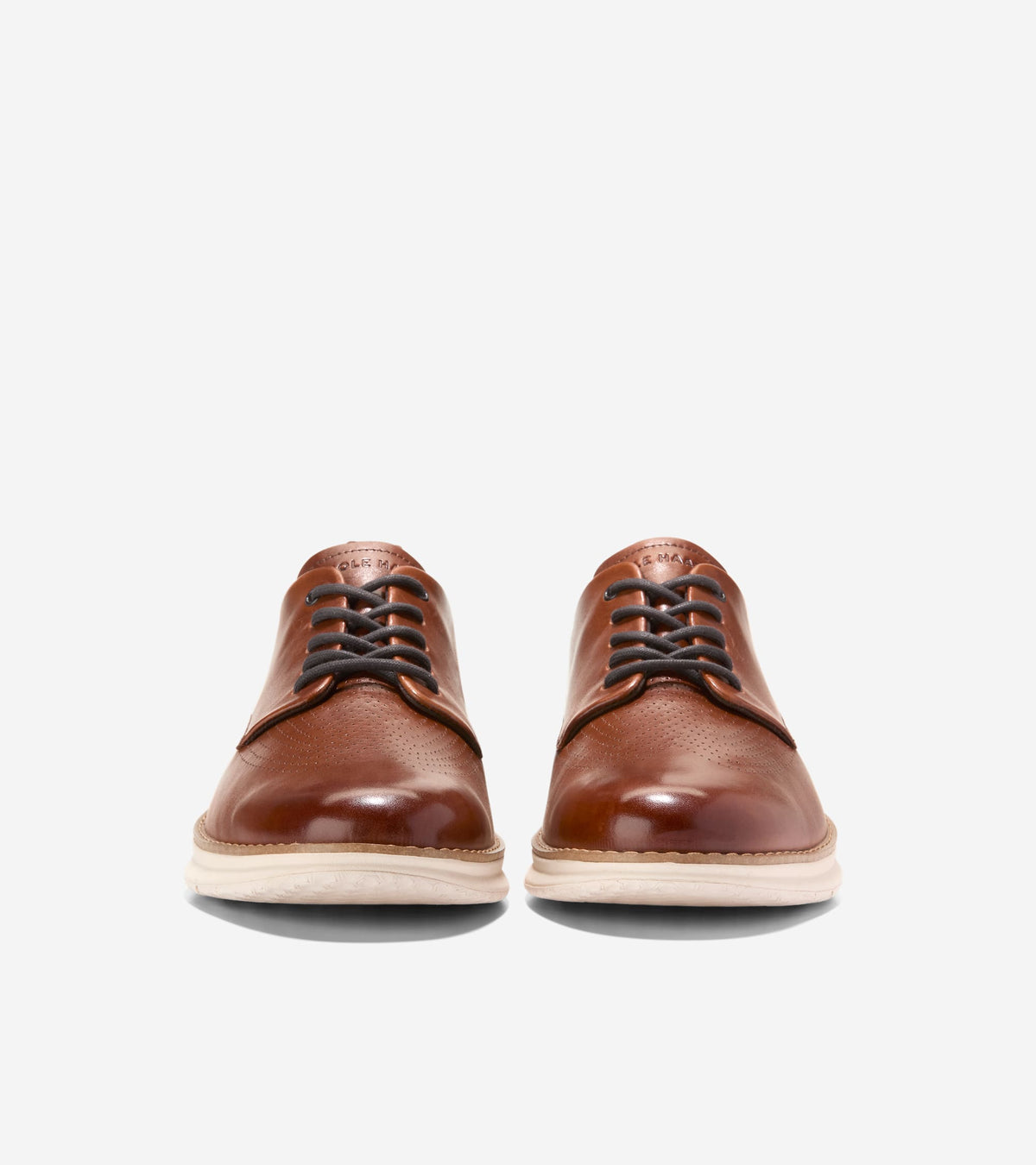 Men's ØriginalGrand Energyweave Perforated Plain Toe Oxfords in Brown | Cole Haan