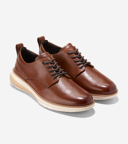 Men's ØriginalGrand Energyweave Perforated Plain Toe Oxfords in Brown | Cole Haan