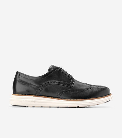 Men's ØriginalGrand Remastered Wingtip Oxfords in Black | Cole Haan