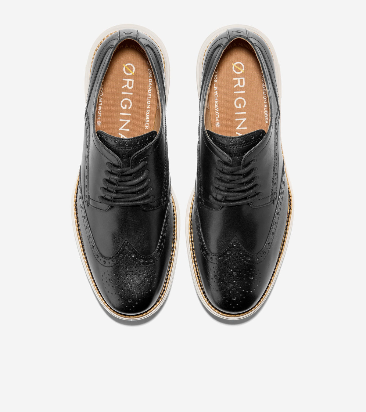 Men's ØriginalGrand Remastered Wingtip Oxfords in Black | Cole Haan