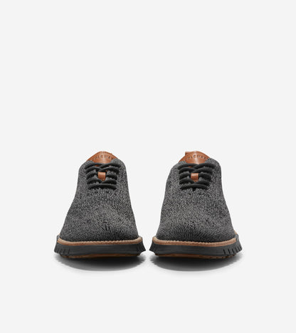 Men's ZERØGRAND Remastered Stitchlite™ Wingtip Oxfords in Grey | Cole Haan