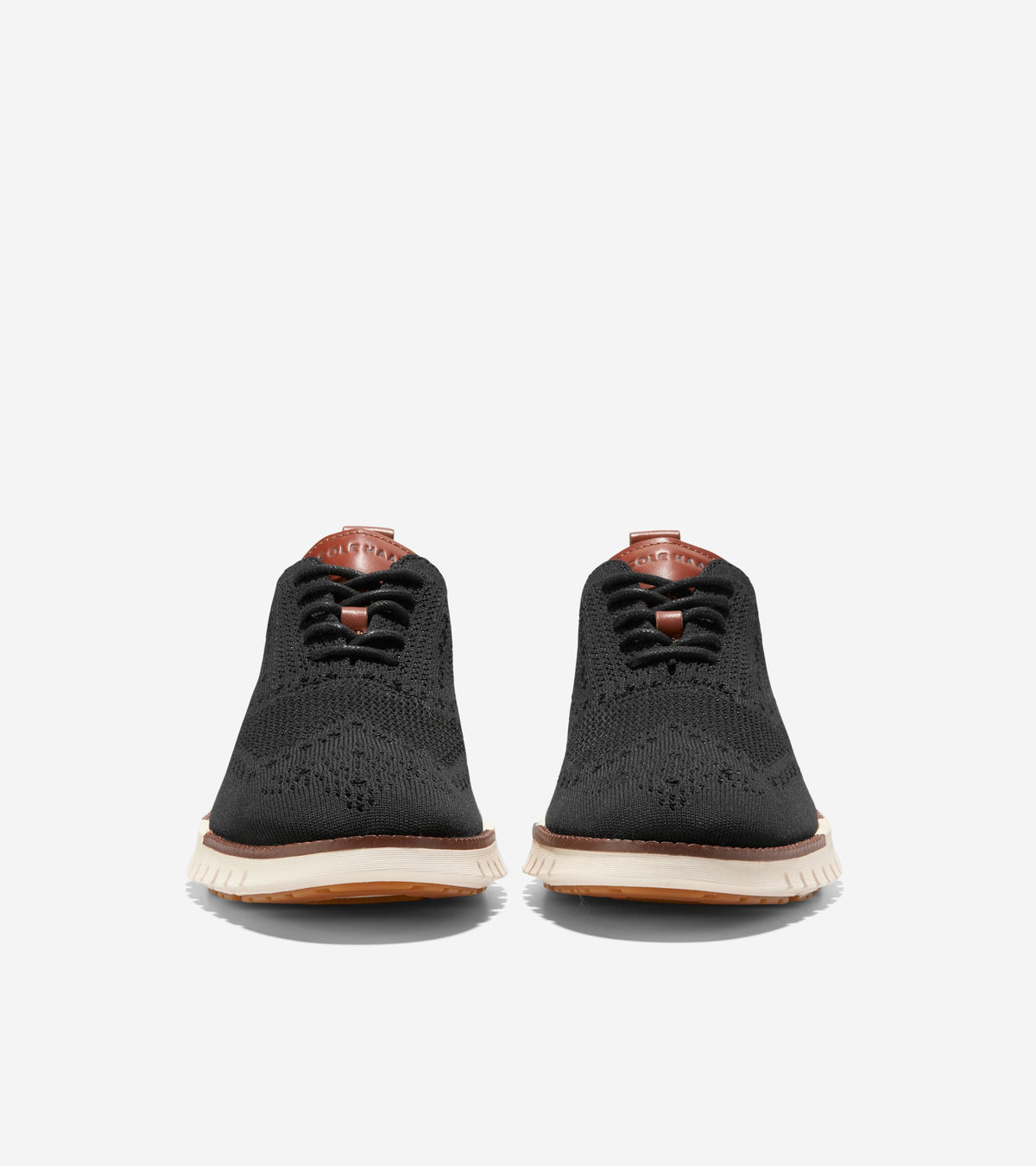 Men's ZERØGRAND Remastered Stitchlite™ Wingtip Oxfords in Black | Cole Haan