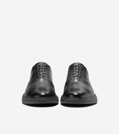 Men's ØriginalGrand CitySpectre Cap Toe Oxfords in Black | Cole Haan