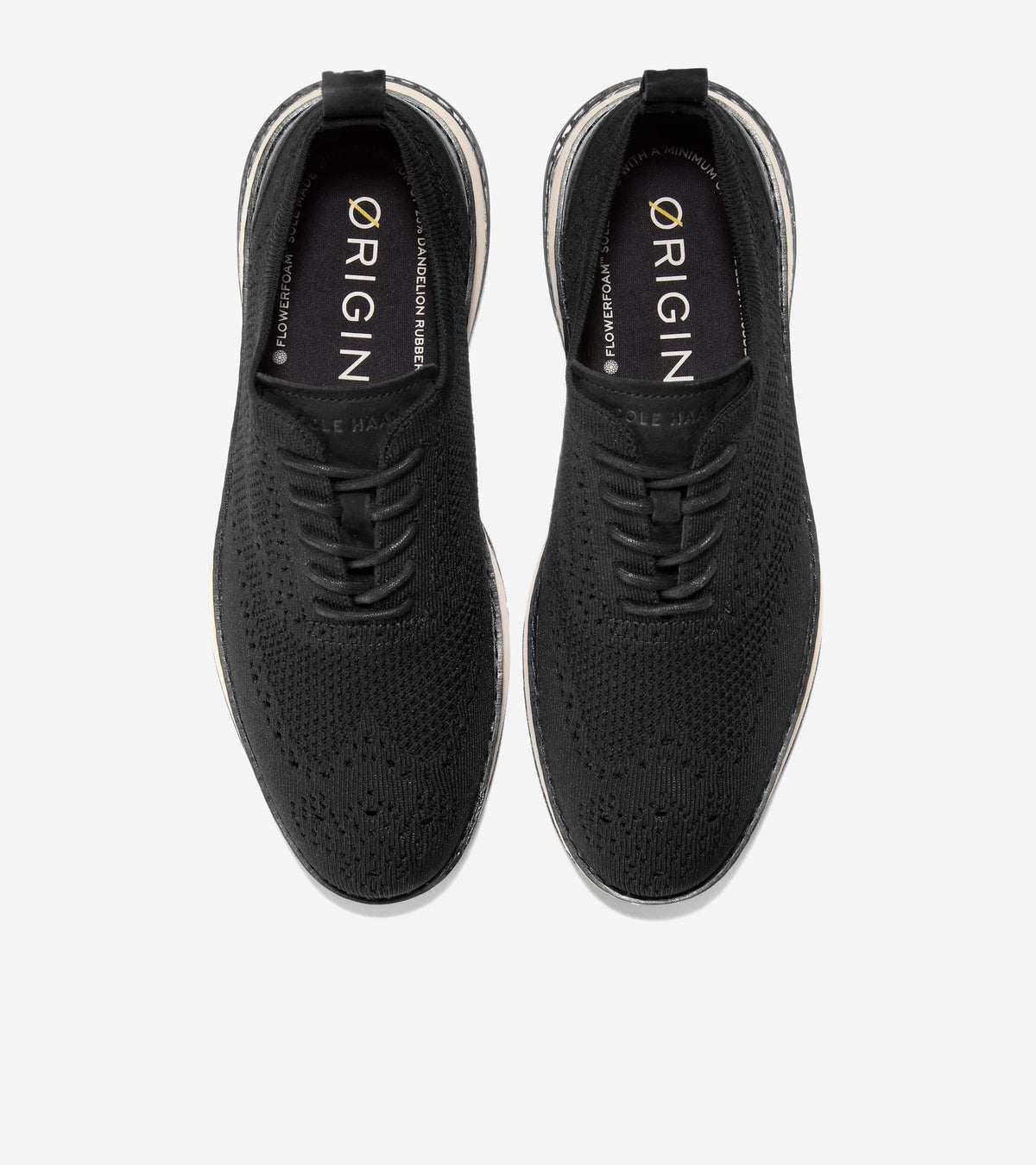 Men's ØriginalGrand Energyweave Stitchlite™ Wingtip Oxfords in Black | Cole Haan