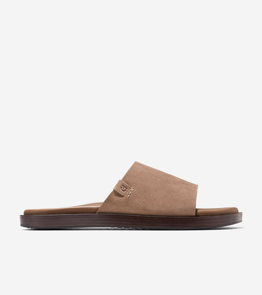 Men's Grand Neoclassic Single Strap Sandals in Beige | Cole Haan