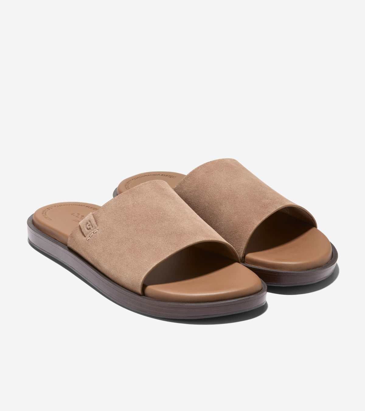 Men's Grand Neoclassic Single Strap Sandals in Beige | Cole Haan