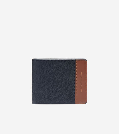 Men's Triboro Leather Wallet in Blue | Cole Haan