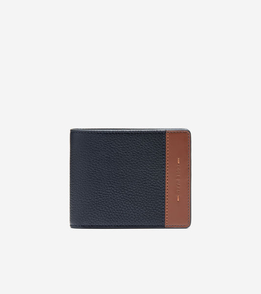Men's Triboro Leather Wallet in Blue | Cole Haan