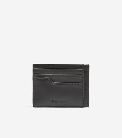 Men's Triboro Slim Card Case in Black | Cole Haan