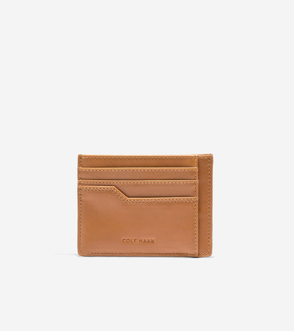 Men's Triboro Slim Card Case in Brown | Cole Haan