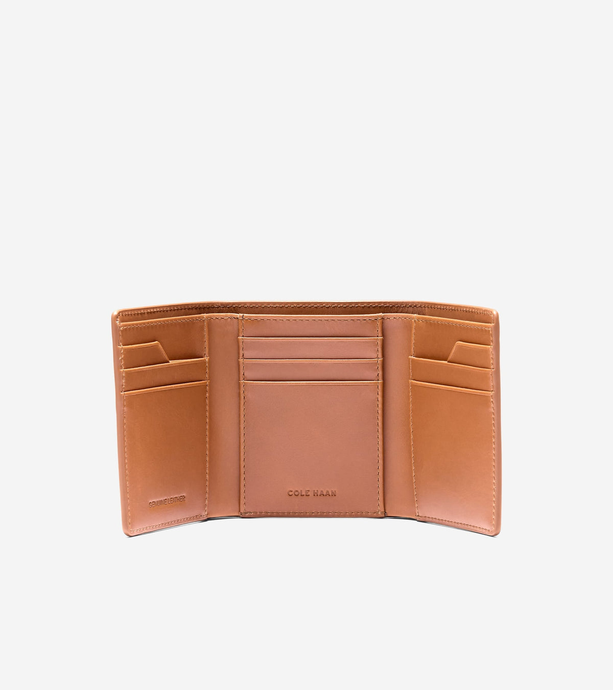 Men's Leather Trifold Wallet in Brown | Cole Haan