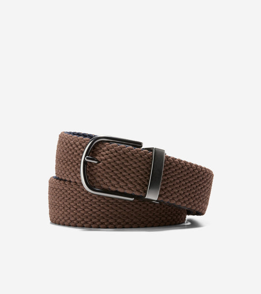 Men's 35MM Reversible Stretch Belt in Brown | Cole Haan