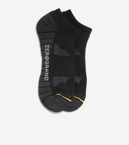 Men's ZERØGRAND Performance No-Show Socks in Black | Cole Haan