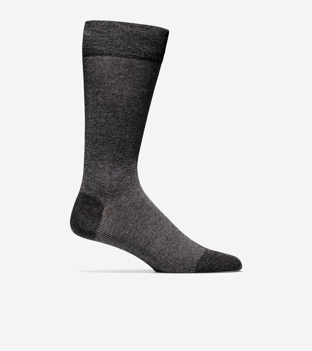 Men's Pique Textured Crew Socks in Grey | Cole Haan