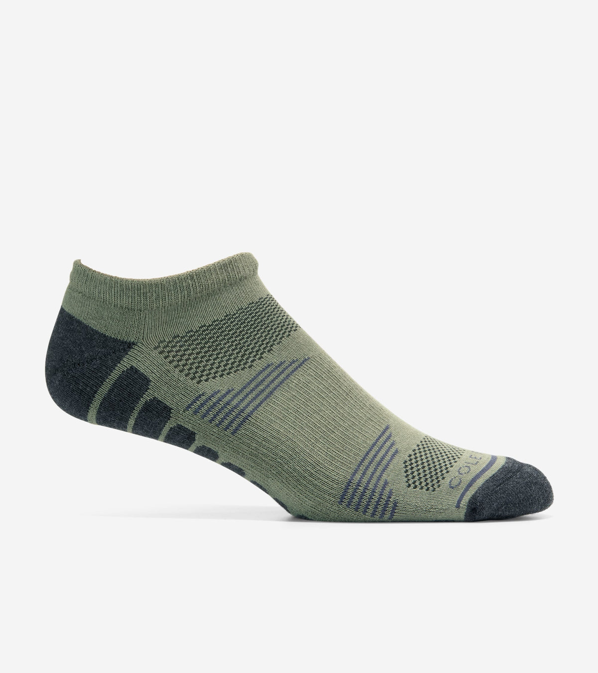 Men's Performance No Show Socks in Green | Cole Haan