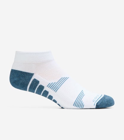 Men's Performance Quarter Socks in White | Cole Haan