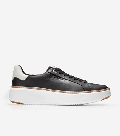 Women's GrandPrø Topspin Sneakers in Black | Cole Haan