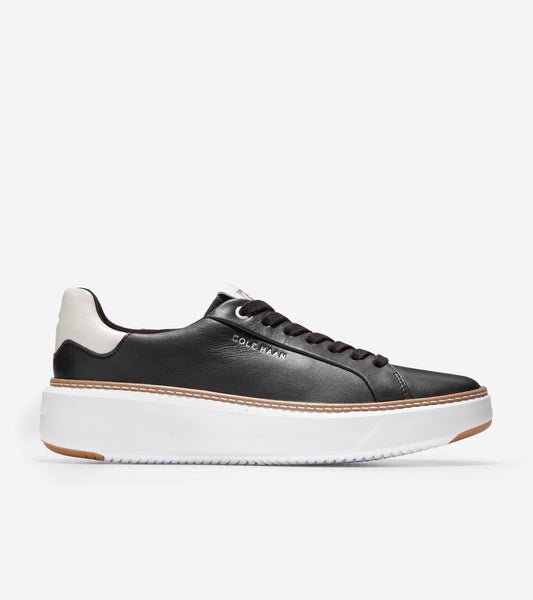 Women's GrandPrø Topspin Sneakers in Black | Cole Haan
