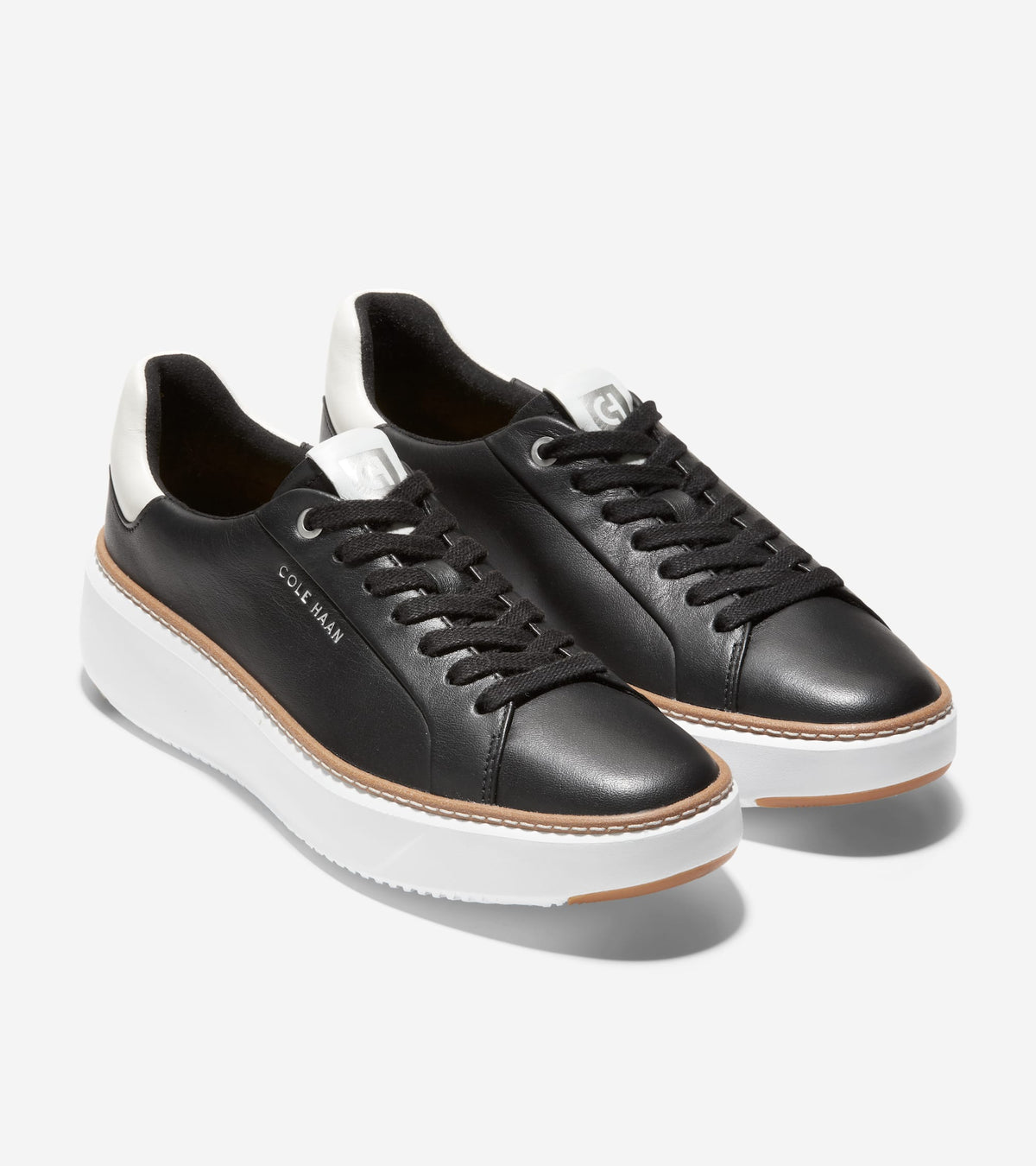 Women's GrandPrø Topspin Sneakers in Black | Cole Haan