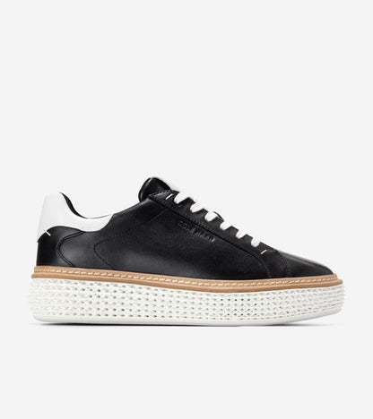 Women's GrandPrø Court SkyWeave™ Sneakers in Black | Cole Haan