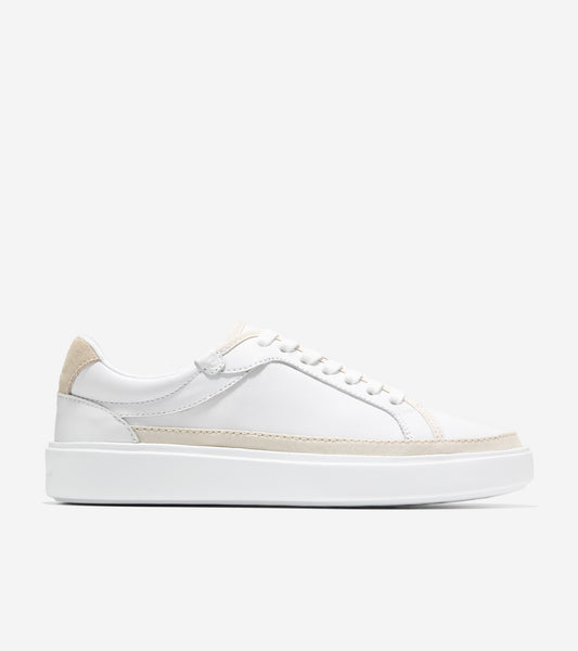 Women's Grand Crosscourt Rydell Sneakers in White | Cole Haan