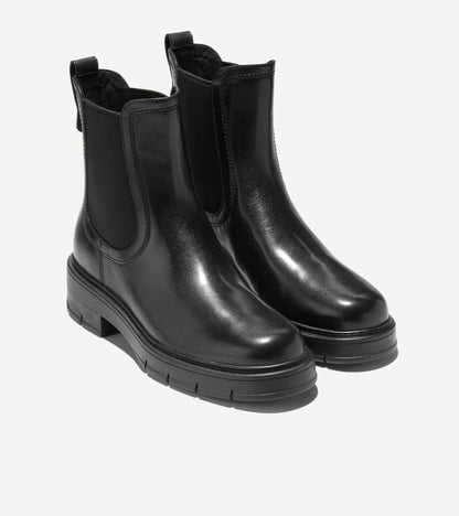 Women's Grand Flex Fenella Chelsea Waterproof Booties in Black | Cole Haan