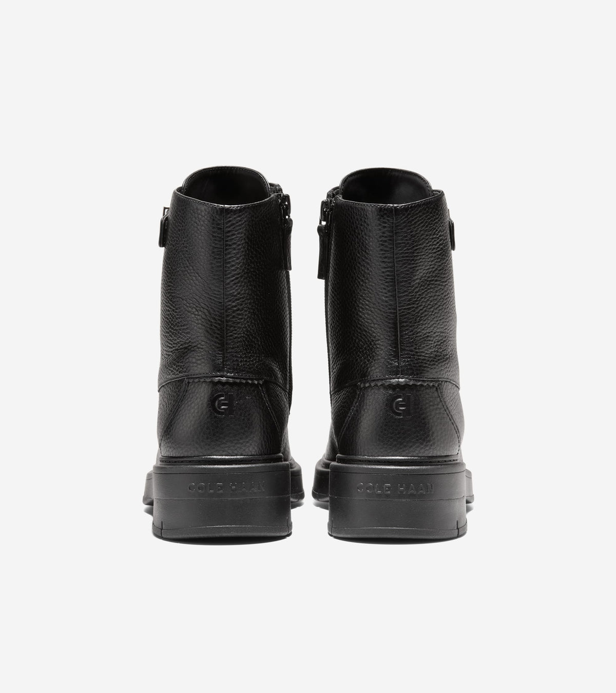 Women's Grand Flex Fenella Buckle Lace-Up Waterproof Booties in Black | Cole Haan