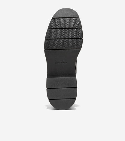 Women's Grand Flex Fenella Buckle Lace-Up Waterproof Booties in Black | Cole Haan